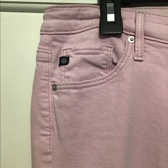 AG Adriano Goldschmied The Stevie Ankle blush pink jeans - Picture 6 of 15